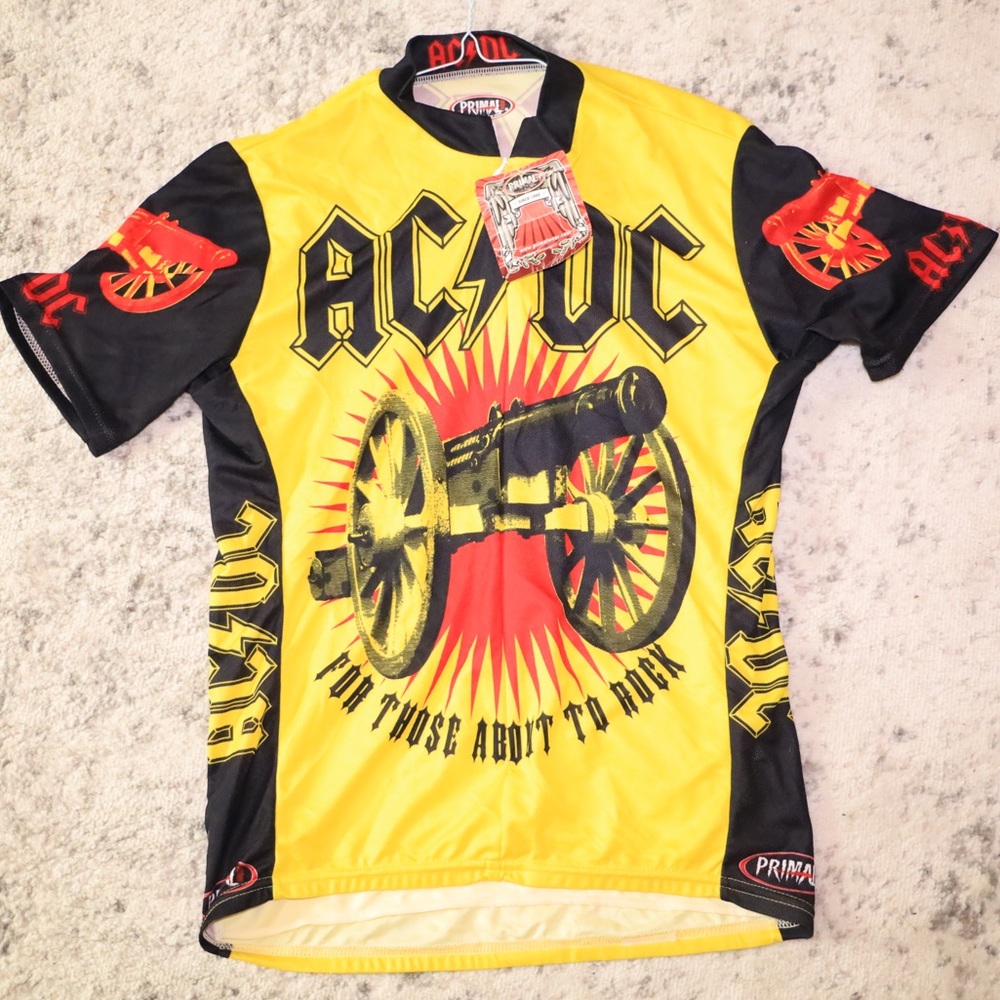 AC/DC PRIMAL WEAR CYCLING JERSEY LARGE